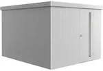 Biohort Ger&auml;tehaus Neo 292 x 348 cm (4C) Einzelt&uuml;r silber-metallic