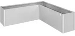 Biohort Pflanzbeet Belvedere B 201 x T 201 cm (Gr. L200) 61 cm (MIDI) silber-metallic