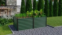 Vitavia 40002624, Vitavia Hochbeet Meta 96 x 188 cm rechteckig - 950/1300 l 63 cm