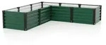 Vitavia Hochbeet Meta IN&OUT 401 M 185 x 185 cm 40 cm Seegrasgr&uuml;n mit schwarzen