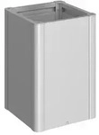 Biohort Pflanzbeet Belvedere B 53 x T 53 cm (Gr. 50) 77 cm (MAXI) silber-metallic
