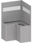 Biohort B139915, Biohort Sichtschutz mit Acrylglas-Paneel f&uuml;r Pflanzbeet Belvedere