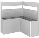 Biohort Sichtschutz mit Acrylglas-Paneel f&uuml;r Pflanzbeet Belvedere mit L-Form (2