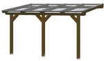 Skan Holz Terrassen&uuml;berdachung Bormio - Leimholz B 434 x T 400 cm (Gr&ouml;&szlig;e 4)