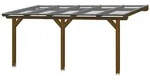 Skan Holz Terrassen&uuml;berdachung Bormio - Leimholz B 541 x T 400 cm (Gr&ouml;&szlig;e 8)