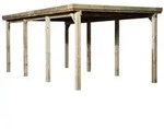 Weka Einzelcarport 617 Stahldach Einzelcarport 617 Gr. 2 (322 x 612 cm) (Holzcarport)