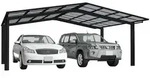 Ximax Carport Linea Typ 60 M-Ausf&uuml;hrung 495 x 545 cm-schwarz