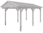 Skan Holz Fichtelberg - Satteldach Einzelcarport Breite 317 cm Gr. 1 - 317 x...