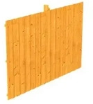Skan Holz R&uuml;ckwand f&uuml;r Leimholz Einzel- Carports - Deckelschalung - Gr&ouml;&szlig;e 2,