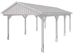 Skan Holz Fichtelberg - Satteldach Einzelcarport Breite 423 cm Gr. 2 - 423 x...