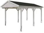 Skan Holz Fichtelberg - Satteldach Einzelcarport Breite 317 cm Gr. 1 - 317 x...