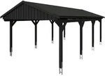 Skan Holz Fichtelberg - Satteldach Einzelcarport Breite 423 cm Gr. 2 - 423 x...