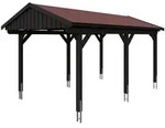 Skan Holz Fichtelberg - Satteldach Einzelcarport Breite 317 cm Gr. 1 - 317 x...