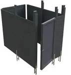 Skan Holz Abstellraum C7 f&uuml;r Carports - Profilschalung schiefergrau