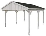 Skan Holz Fichtelberg - Satteldach Einzelcarport Breite 423 cm Gr. 1 - 423 x...
