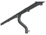 Skan Holz Metall Regenrinnen f&uuml;r Satteldach-Carports-812 cm (2er-Set)-anthrazit