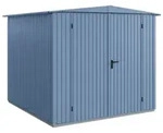 H&ouml;rmann Metall-Ger&auml;tehaus EcoStar Premiumline mit Satteldach B 238 x T 238 cm...