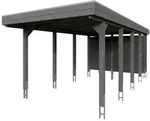 Skan Holz Carport Friesland Hybrid Set 12 314x708 cm inkl. Abstellraum Gr. 2 -...