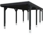 Skan Holz Grunewald - Flachdach Carport aus Leimholz Breite 321 cm Gr. 2 - 321...
