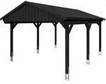 Skan Holz Fichtelberg - Satteldach Einzelcarport Breite 423 cm Gr. 1 - 423 x...