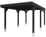 Skan Holz Grunewald - Flachdach Carport aus Leimholz Breite 321 cm Gr. 1 - 321...