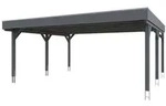 Skan Holz Grunewald - Flachdach Carport aus Leimholz Breite 622 cm Gr. 1 - 622...