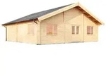 Wolff Finnhaus Gartenhaus Ferienhaus Westerwald 70 mm