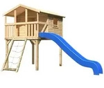 Akubi Kinderspielhaus Kinderspielger&auml;t Benjamin inkl. Wellenrutsche und...