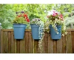 KHW Flowerclip, 3er Set, meerblau