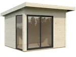 Palmako Gartenhaus Andrea 7,5 m2 Slide Plus - 44 mm naturbelassen