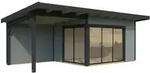 Palmako Gartenhaus Andrea 11,2 +7,9 m2 mit Schiebet&uuml;r - 44 mm...