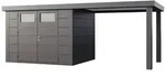 Telluria Metallger&auml;tehaus Classico 3024 mit 280 cm Seitendach...