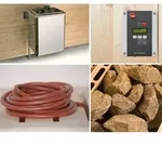 Weka Saunaofen-Set 8 inkl. 9 kW BioAktiv Ofen mit Dampfbad-Funktion,...