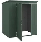 Weka Metall-Ger&auml;tehaus Gary Gr. 2 (192 x 148 cm) gr&uuml;n (RAL 6020)