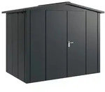 H&ouml;rmann Metall-Ger&auml;tehaus Juno JSD mit Satteldach B 262 x T 166 cm (JSD 8)...