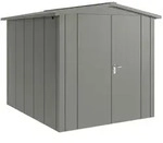 H&ouml;rmann Metall-Ger&auml;tehaus Juno JSD mit Satteldach B 214 x T 262 cm (JSD 6)...