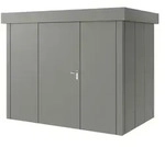 H&ouml;rmann Metall-Ger&auml;tehaus Juno JFD mit Flachdach B 262 x T 166 cm (JFD 8)...