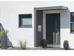 Gutta Rechteckvordach BS Plus 160 inkl. Seitenteil und Briefkasten (neues...