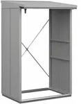 H&ouml;rmann Kaminholzregal Berry B 123 x T 103 cm (KHR Typ 1), Motiv Modern (mit...