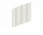 Skan Holz Carport R&uuml;ckwand - Deckelschalung R&uuml;ckwand: 362 x 330 cm wei&szlig;