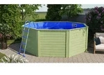 Karibu Pool Modell X0 350 x 350 cm - kdi mit Metallecke inkl. gratis...