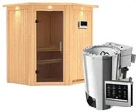 Karibu Sauna Tonja - 68 mm Systemsauna - 230 Volt Plug & Play-3,6kW Plug&Play