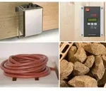 Weka Saunaofen-Set 4 inkl. 9 kW Ofen, Saunasteine, Steuerger&auml;t