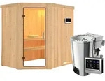 Karibu Sauna Saja - 68 mm Systemsauna - 230 Volt Plug & Play-3,6kW Plug&Play