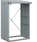 H&ouml;rmann Kaminholzregal Berry B 123 x T 103 cm (KHR Typ 1), Motiv Modern (mit...