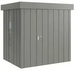 H&ouml;rmann Metall-Ger&auml;tehaus Juno JFD mit Flachdach B 214 x T 166 cm (JFD 4) mit