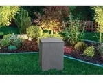 Gardenforma Abdeckung f&uuml;r 5kg Gasflaschen, Beton-Optik space grey Faser-Beton