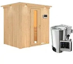 Karibu Sauna Fanja - 68 mm Systemsauna - 230 Volt Plug & Play-3,6kW Plug&Play