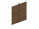 Skan Holz Carport R&uuml;ckwand - Profilschalung R&uuml;ckwand Gr&ouml;&szlig;e 2: 363 x 330 cm