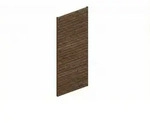Skan Holz Carport Seitenwand - Profilschalung Seitenwand: 141 x 330 cm nussbaum